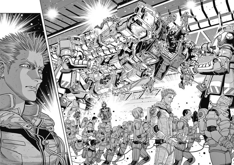 漫画 機動戦士ガンダム サンダーボルト の感想 メカデザインと世界観が面白いsf戦場漫画 面白い漫画を見つけたヨ